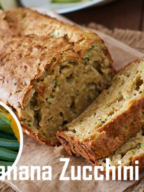 chocolate chip and banana Zucchini bread recipe image1