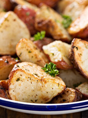 crispy roasted potatoes recipe image
