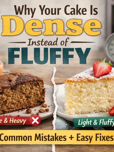 Why is My Cake Dense Instead of Fluffy - featured image