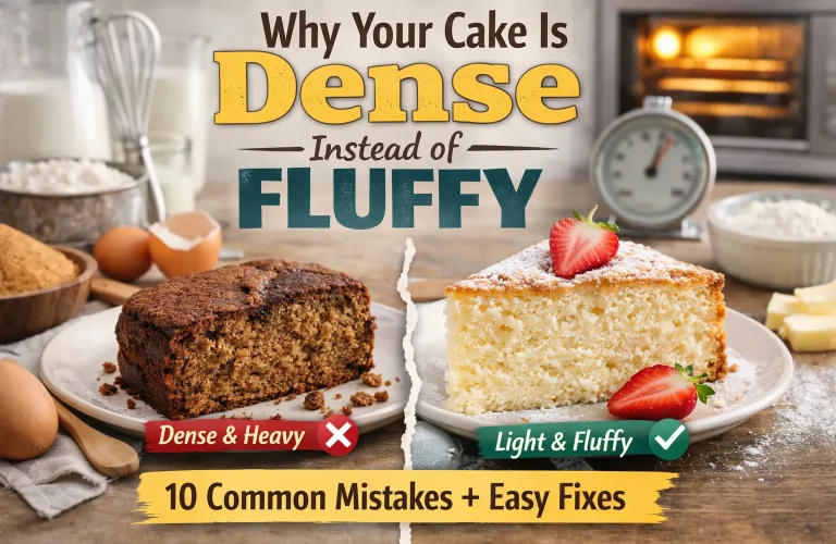 Why is My Cake Dense Instead of Fluffy - featured image
